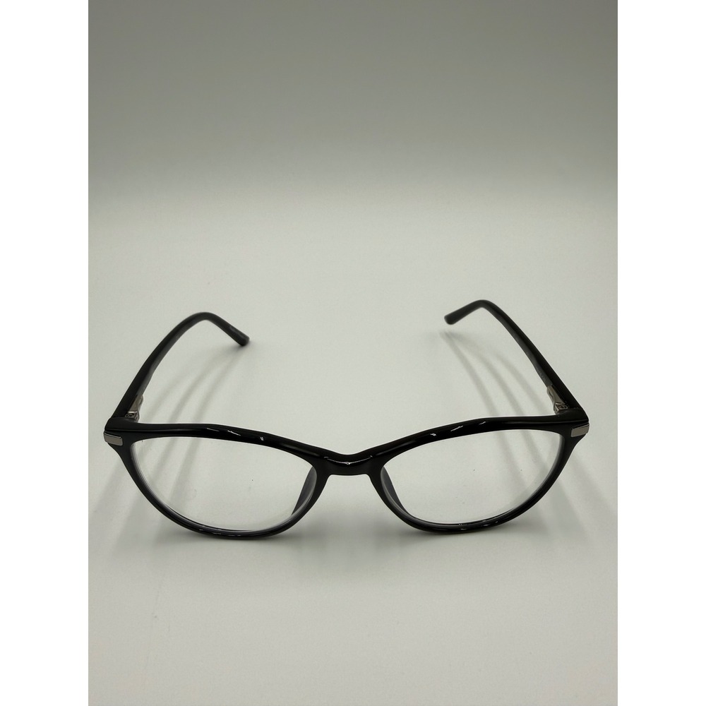 Elements Eyeglasses Unisex 53-16-140 Black Excellent EL-466 Cat Eye Frames